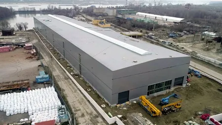 O hală trimodală, realizată cu fonduri europene, a fost finalizată după șase ani la Giurgiu