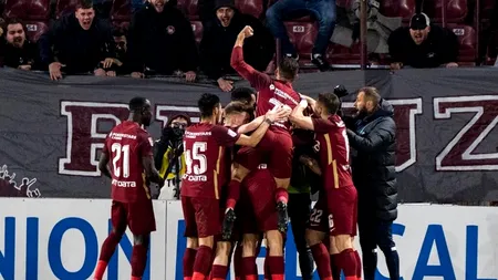 CFR Cluj, victorie obținută în finalul meciului cu Rapid (Video)