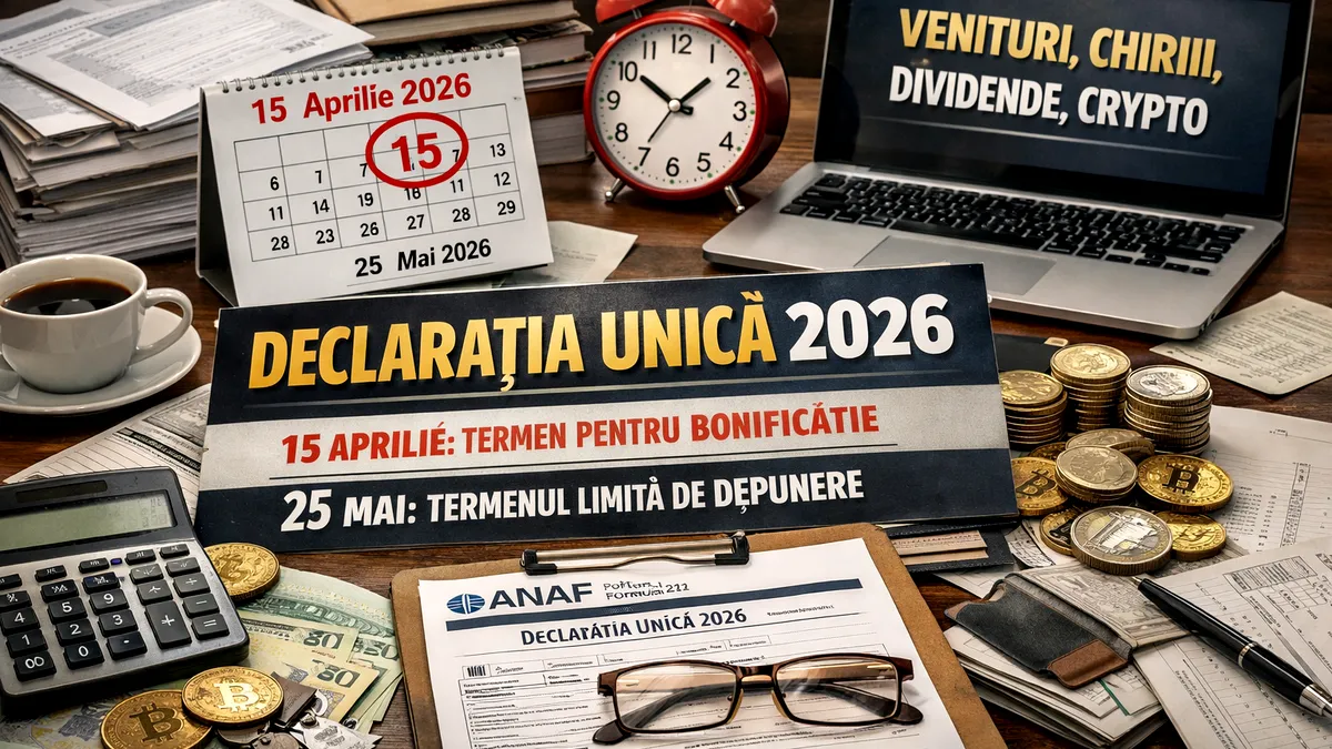 Declarația unică 2026: ce se schimbă cu formularul precompletat și unde sunt capcanele pentru PFA, chirii, dividende și crypto