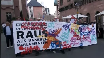 Proteste în Germania după victoria AfD. În Berlin și Frankfurt, mulțimea cere interzicerea partidului de extremă dreapta