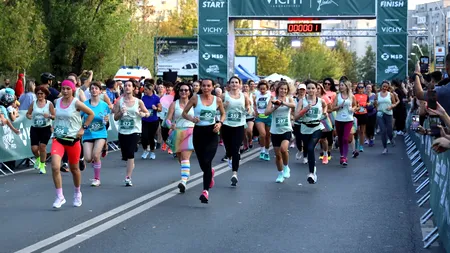 Doamnele au alergat și s-au distrat, la prima ediție a Vichy Ladies Run