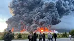 Atac masiv al Ucrainei lângă Moscova. Un depozit uriaș, cuprins de flăcări în noaptea de sâmbătă spre duminică