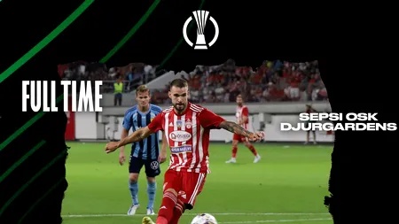 Sepsi Sf. Gheorghe – Djurgarden 1-3. Covăsnenii, surclasați de suedezi în prima manşă a turului al treilea preliminar din Conference League (Video)