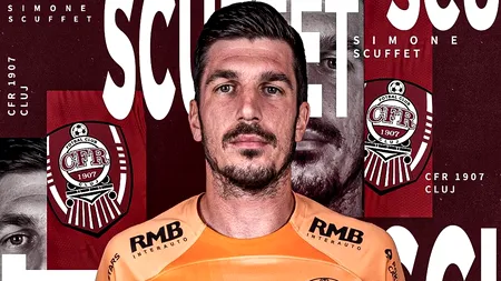 Simone Scuffet a semnat cu CFR Cluj. Portarul este internaţional italian de tineret