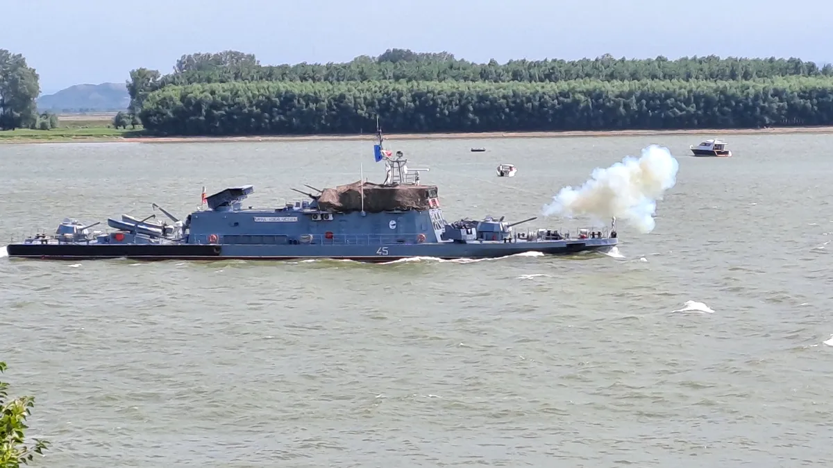 Exercițiu militar pe Dunăre în cadrul „Sea Shield 24”, la care participă 2.200 de militari din 12 țări