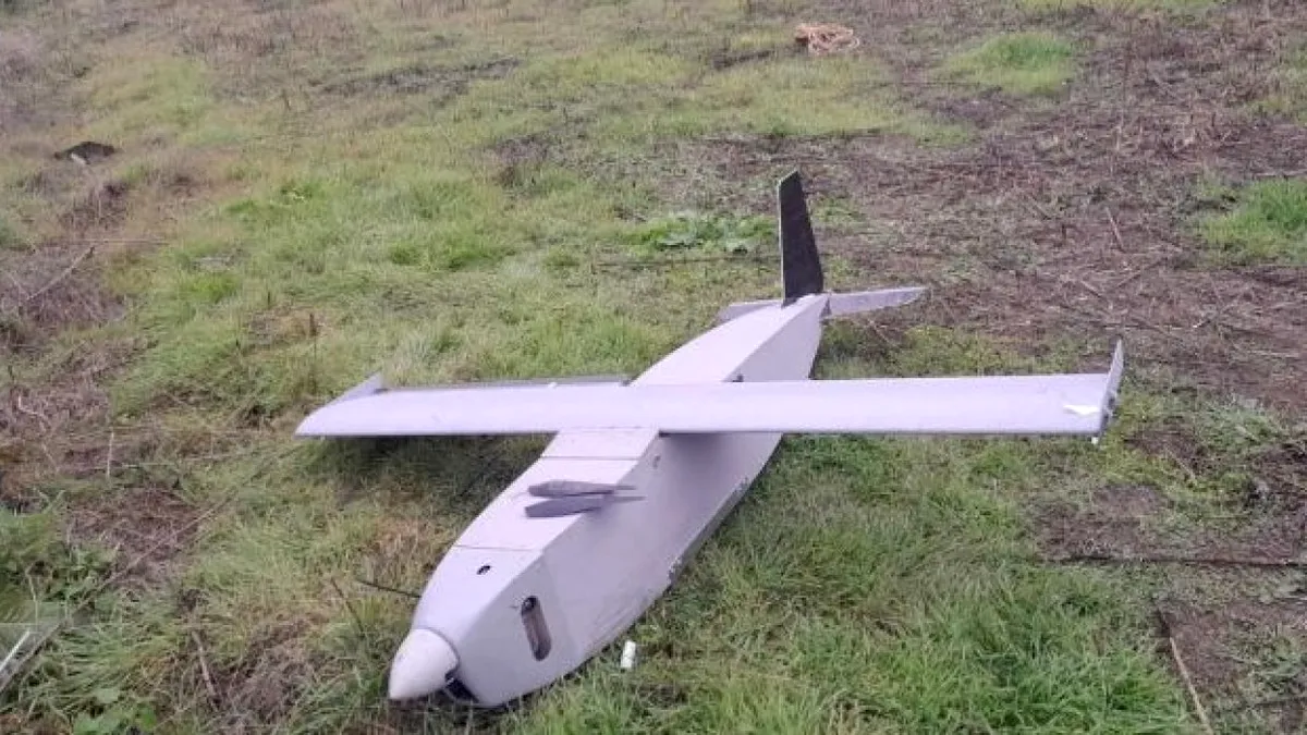 Dronă suspectă găsită lângă baza militară Boboc, județul Buzău