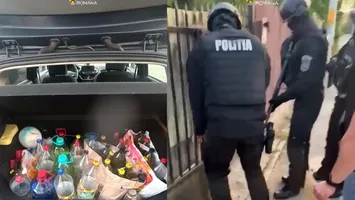Descinderi în forță la șoferi STB, bănuiți că furau motorină și piese auto (VIDEO)