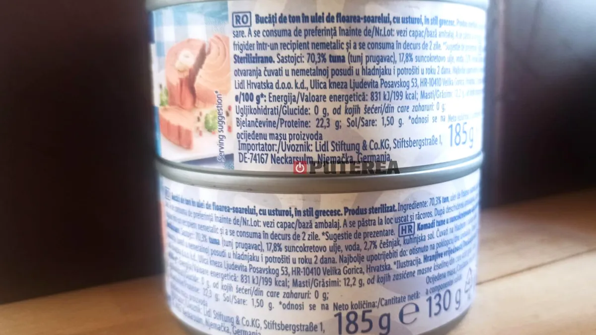 Pericolul din conservele de ton. Consumatorii să fie extrem de atenți