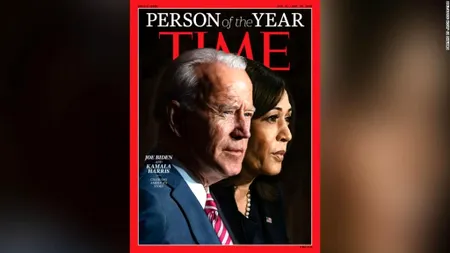 Joe Biden și Kamala Harris numiți „Personalitatea anului” de revista Time în 2020
