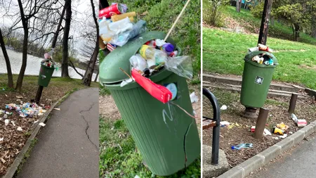 Parcul Herăstrău, transformat de la oază de verdeață la o groapă de gunoi dezolantă