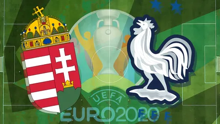 UPDATE. Euro 2020: Ungaria - Franța, al treilea meci care s-a disputat în grupa F, încheiat cu egal
