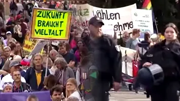 Proteste masive în Germania: 150.000 de persoane în stradă față de AfD, la o săptămână după scorul din Saxonia-Anhalt