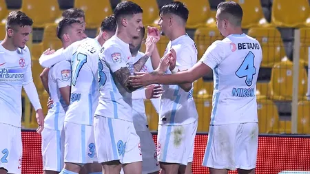 FCSB - Hermannstadt 5-0, în etapa a 8-a a Ligii I. Patru goluri înscrise în prima repriză / VIDEO