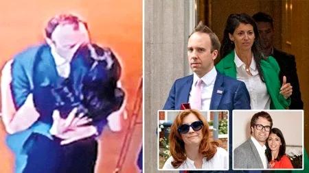 Au apărut fotografii în care ministrul britanic al Sănătății își sărută amanta și consiliera (VIDEO)