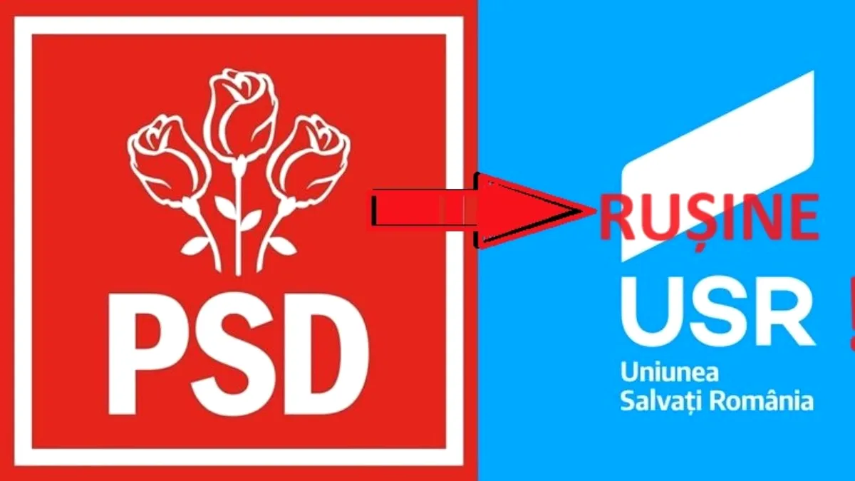 „Rușine USR!”, din partea PSD, pentru „dublul standard”