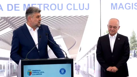 Ciolacu, la deschiderea șantierului de metrou din Cluj: ”Dezvoltarea României nu trebuie să aibă culoare politică”