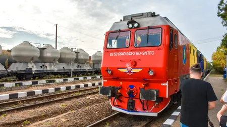 Trenul „Connecting Europe Express” a ajuns vineri la Giurgiu