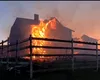 Incendiu puternic la Stația Meteorologică Vlădeasa 1800