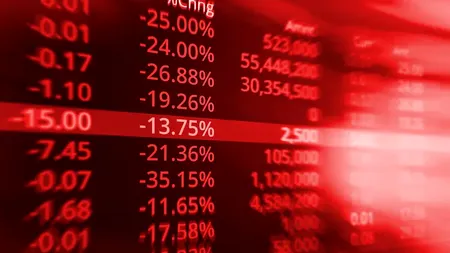 Roșu pe linie. Bursa de la București nu își revine. 4,3 miliarde lei s-au pierdut, într-o singură ședință. Fitch a speriat investitorii