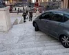 Șofer de 80 de ani, blocat încercând să coboare Scările Spaniole din Roma cu mașina
