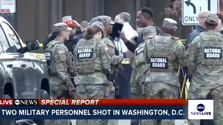 Împușcături lângă Casa Albă: doi membri ai United States National Guard răniți - capitala în alertă