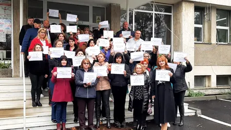 Angajații DSP ies la protest: „Sunt răsplătiți lucrătorii din CAS-uri pentru greva făcută și sunt pedepsiți cei din DSP-uri”