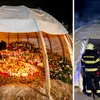 Incident la locul de comemorare al victimelor tragediei de Anul Nou din Elveția. Altarul a luat foc
