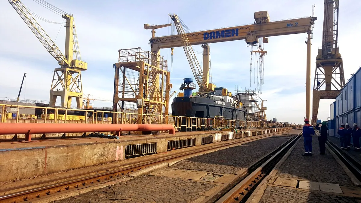 Tensiune mare la Șantierul Naval Mangalia: Olandezii nu vor să crească salariile, dar vând imobile