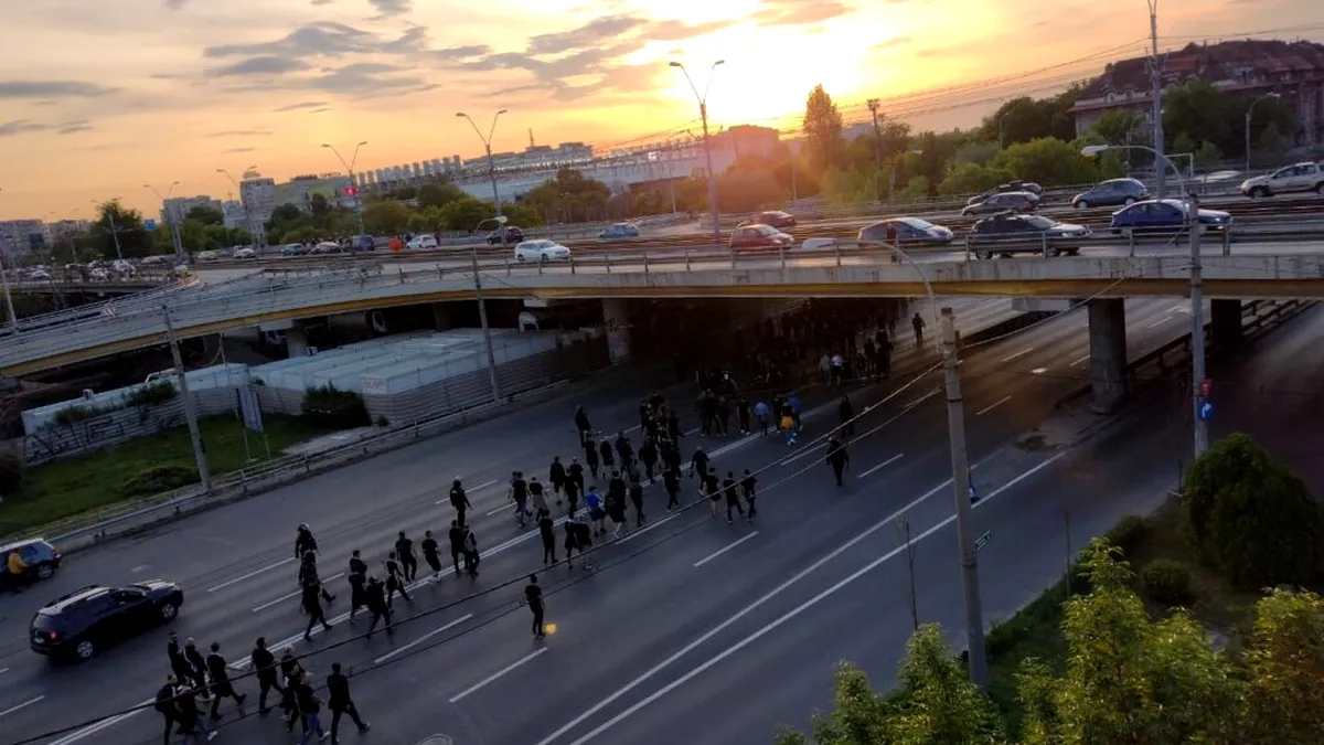 La meciul de la București cu Rapidul: Suporterii FCU Craiova au venit și au plecat însoțiți de Poliția călare (Foto exclusiv)