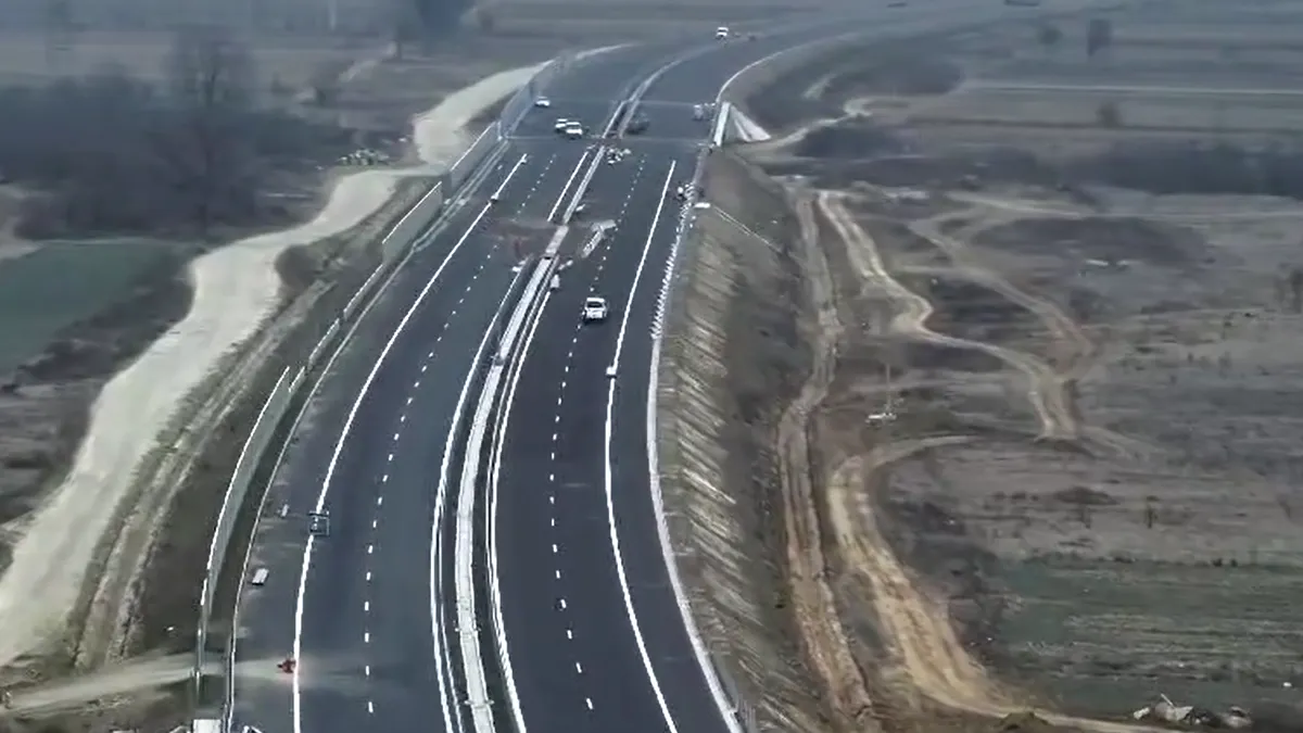 Prima autostradă din 2025 care se dă în trafic. Alte două tronsoane sunt aproape de inaugurare (VIDEO)