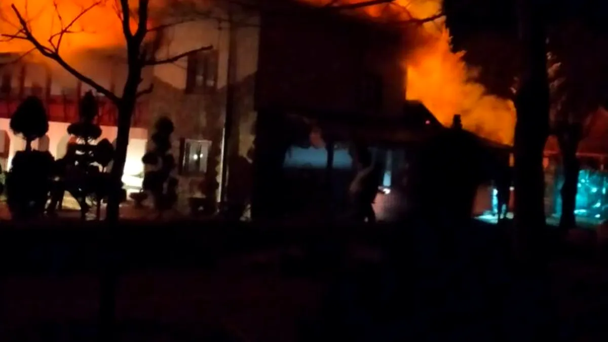 Incendiu la Mănăstirea Nucet