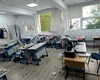 Imaginile dezastrului la Liceul Bolintineanu: podea de moloz și bănci aruncate în aer de suflul exploziei din Rahova