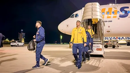Incredibil. Naționala României a zburat în Ungaria cu un avion închiriat din…Moldova