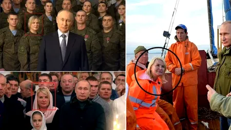 Cine este misterioasa „Natașa”, blonda care apare mereu alături de Putin