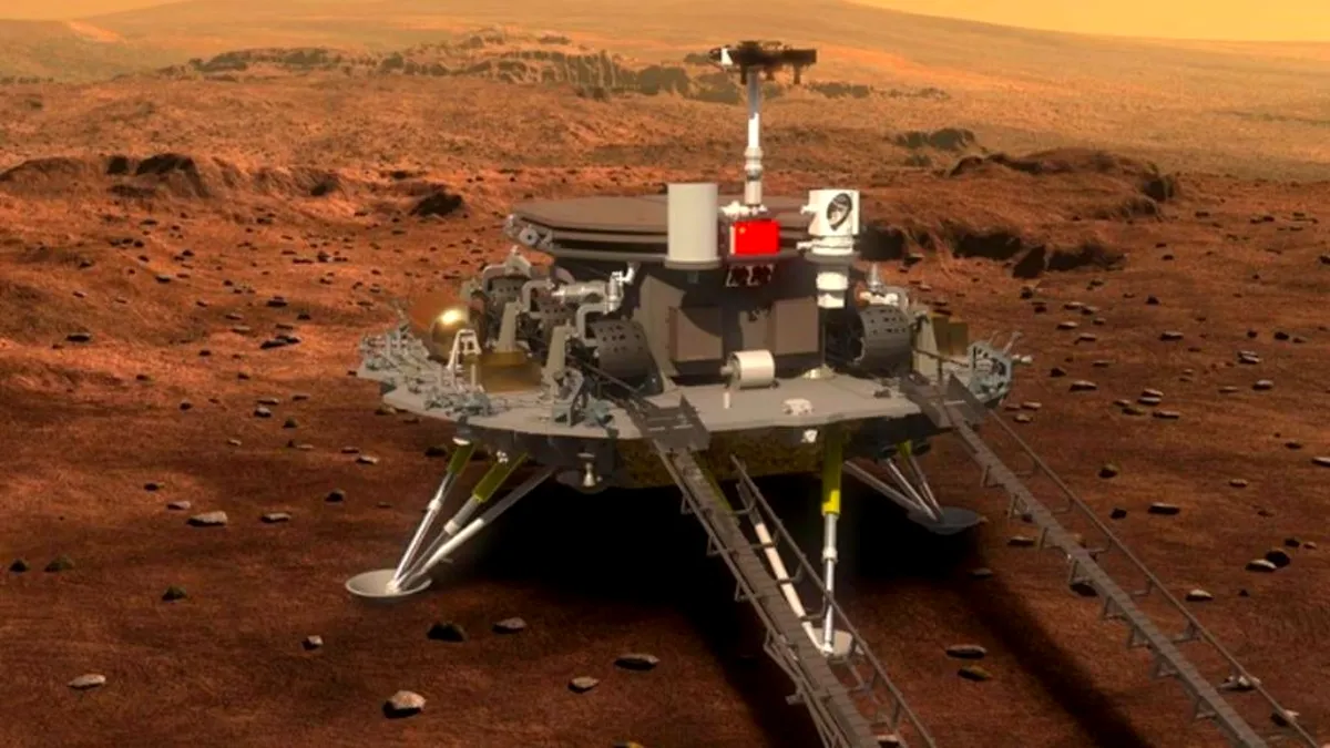 China a reușit, în premieră, să pună un robot pe suprafaţa planetei Marte. Mesajul președintelui Xi Jinping