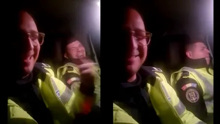 Petrecere cu manele în mașina de poliție, în timpul programului. „Să vină permisele” - agenții riscă să fie dați afară