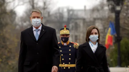 Klaus Iohannis și Maia Sandu condamnă orice provocări de a atrage R. Moldova în acțiuni care îi pot pune în pericol securitatea