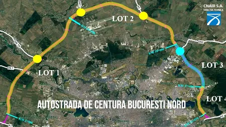 Chinezii vor construi lotul 3 din Autostrada de Centură București Nord cu bani europeni