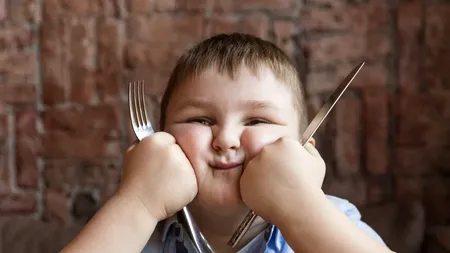 Semnal de alarmă: 30% din copiii de până la 14 ani sunt supraponderali, iar 15% obezi
