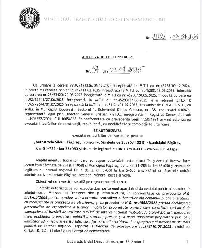 S-a emis autorizația pentru încă un tronson important de autostradă! Makyol are liber la execuție