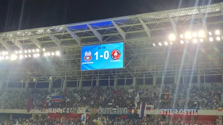 Steaua - Csikszereda 1-0. Roș-albaștrii au câștigat primul meci din Liga a 2-a