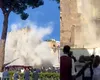 Tragedie la Roma. Un turn medieval s-a prăbușit în timpul renovării, un muncitor român este grav rănit