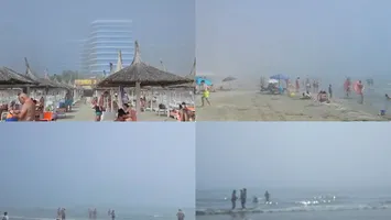Fenomen meteo rar în plină vară: litoralul românesc, învăluit de ceață