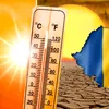 Cupolă de foc peste România: harta județelor sub cod roșu de căldură până pe 1 iulie