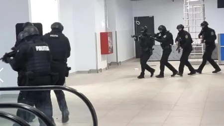 Spectaculos! Exercițiu antiterorism la Aeroportul Iași