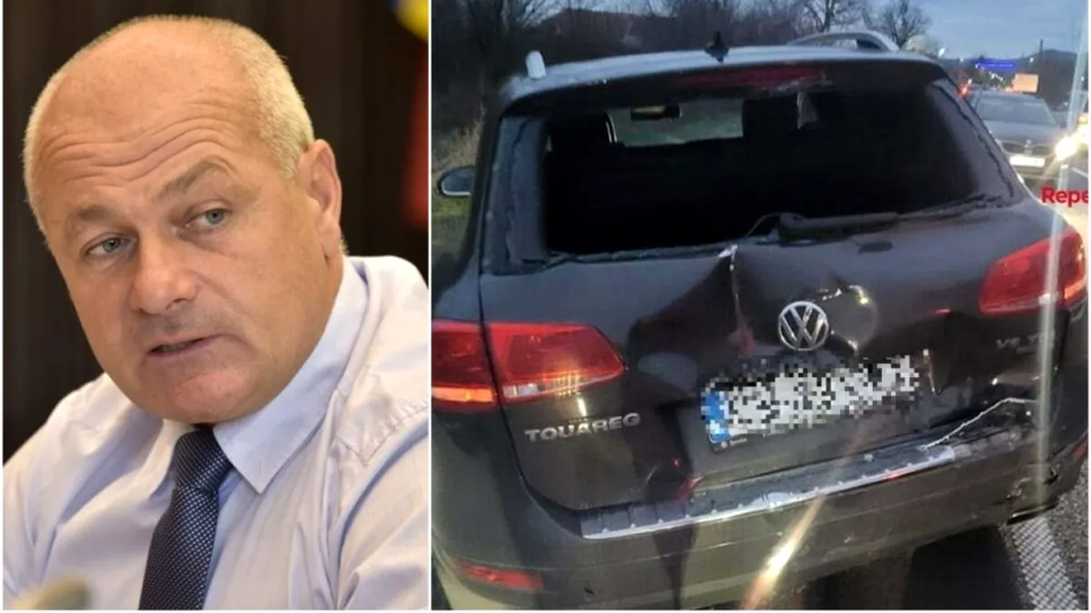 Romeo Dunca, președintele CJ Caraș Severin implicat într-un accident: Miroseam doar a cârnați!