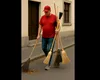 Nea Klaus, primul măturător al Sibiului: o carieră târzie, dar glorioasă