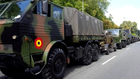 Convoaie militare pe drumurile din România. Armata avertizează șoferii și pregătește exercițiul NATO al toamnei
