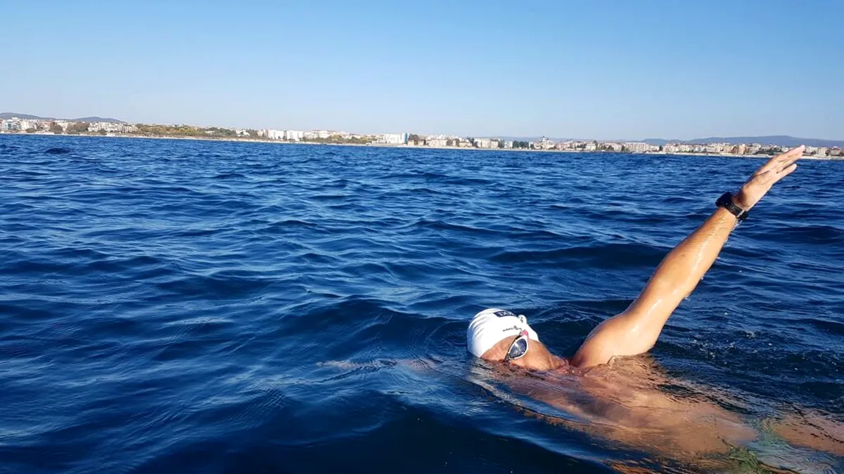 O nouă reușită pentru Avram Iancu. A traversat Marea Galileei înot