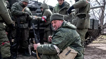 Nu peste tot rușii avansează pe front. Pe insulele din sud, militarii Moscovei mănâncă broaște și stuf
